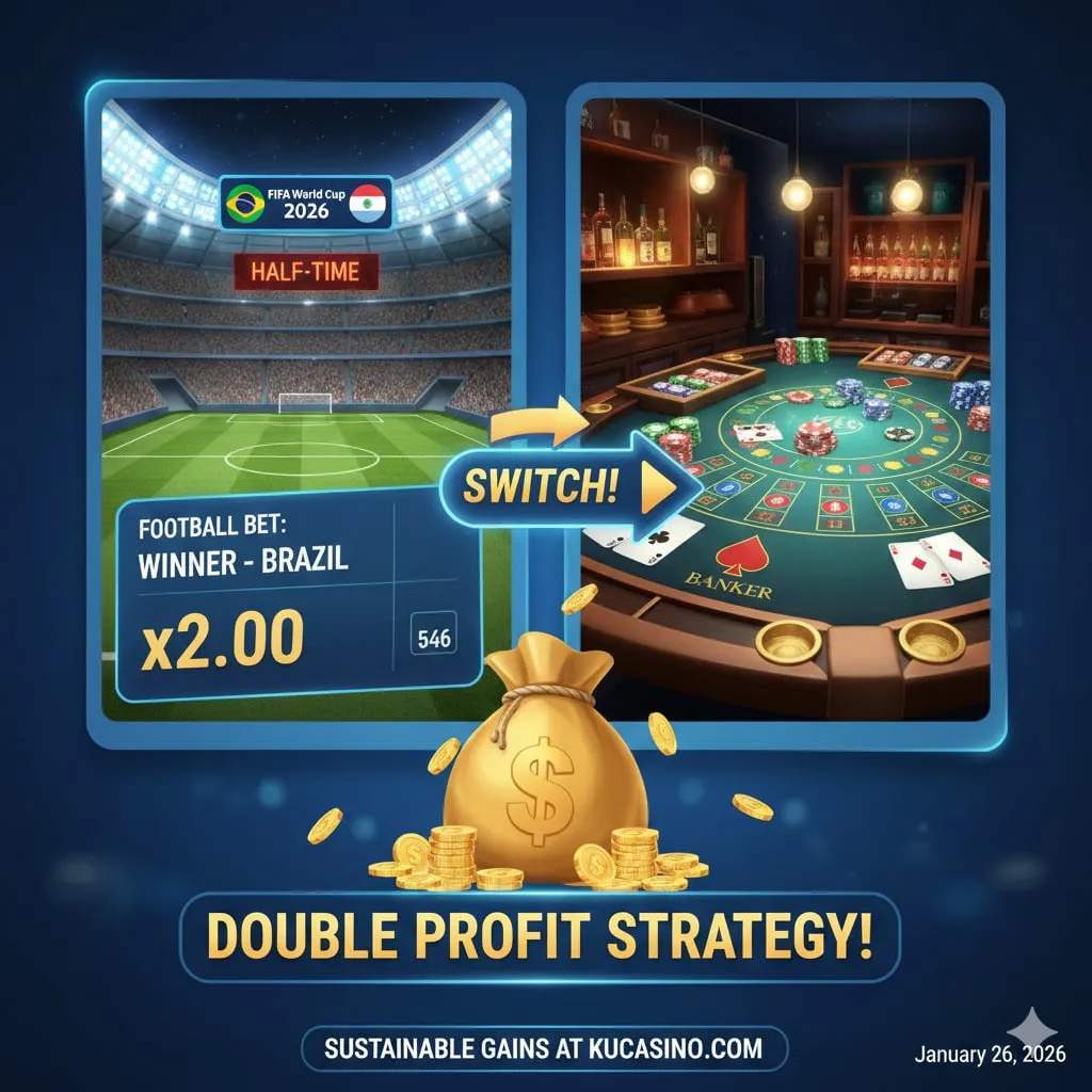 สูตรลับทำเงินสองเด้ง! แทงบอลโลก 2026 สลับ ku บา คา ร่า ช่วงพักครึ่งอย่างไรให้กำไรยั่งยืนที่ kucasino