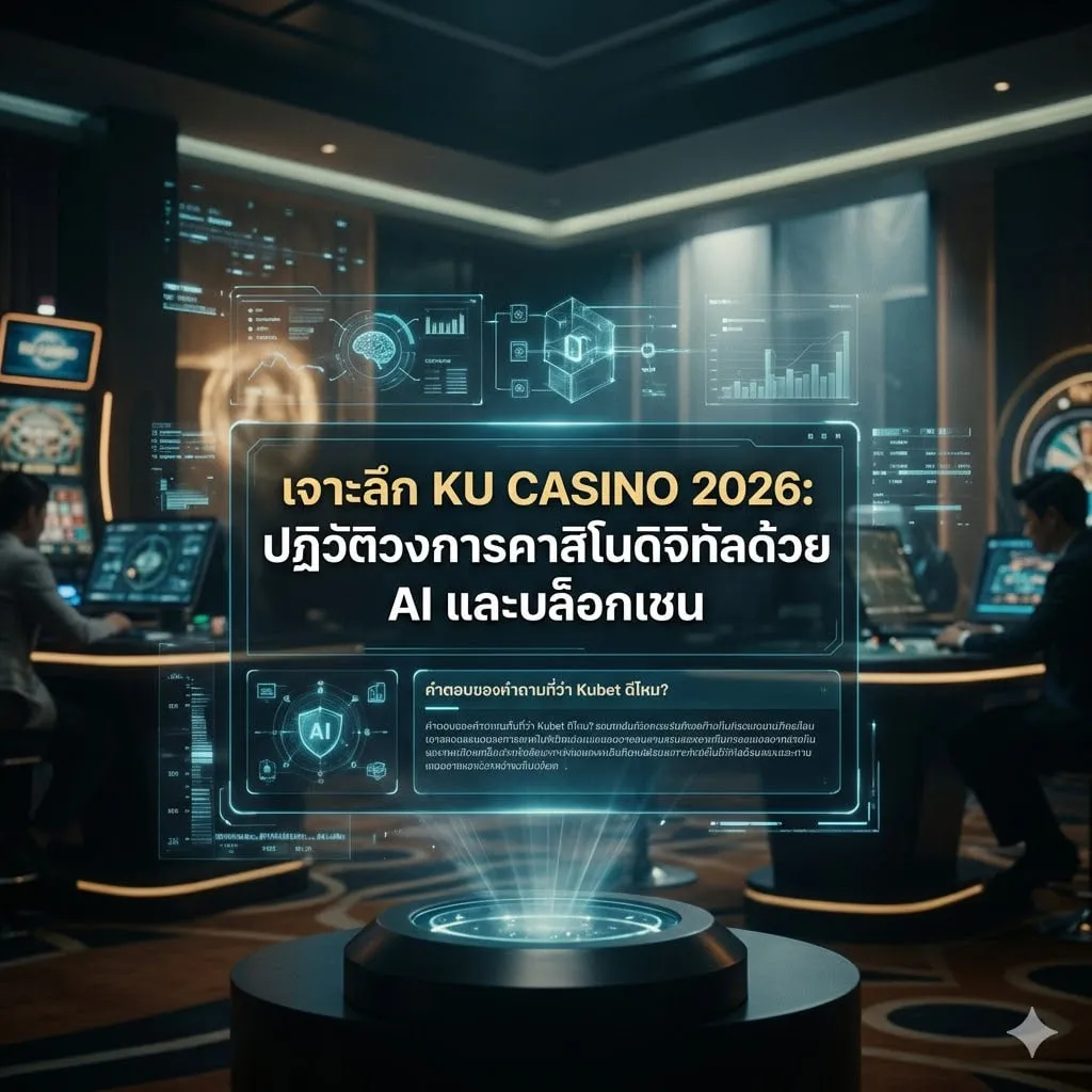 เจาะลึก KU CASINO 2026: ปฏิวัติวงการคาสิโนดิจิทัลด้วย AI และบล็อกเชน – คำตอบของคำถามที่ว่า Kubet ดีไหม?