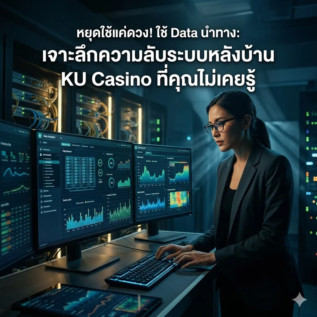 ดใช้แค่ดวง! ใช้ Data นำทาง: เจาะลึกความลับระบบหลังบ้าน KU Casino ที่คุณไม่เคยรู้